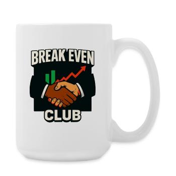 Break Even Club Growth Partner - Large Mug 440 ml - white - Right