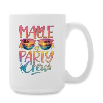 Malle Party Crew - Große Tasse 440 ml - Weiß - Rechts