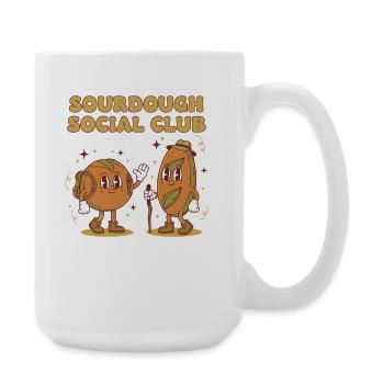 Sourdough Social Club Bread Baking Sourdough - Large Mug 440 ml - white - Right