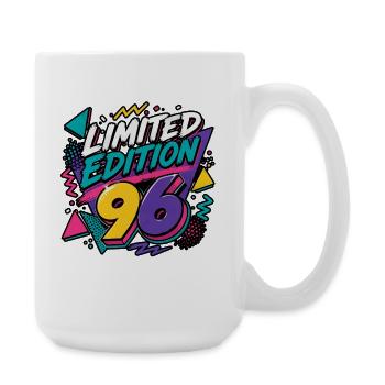 Limitierte 90er 30. Geburtstag - Große Tasse 440 ml - Weiß - Rechts