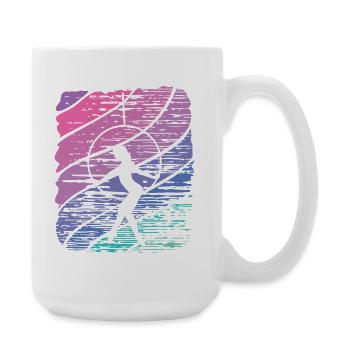 Aerialist Vintage Aerial Ring Lyra Air Ring - Large Mug 440 ml - white - Right