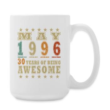 May 1996 – 30 years of Awesome Retro - Large Mug 440 ml - white - Right