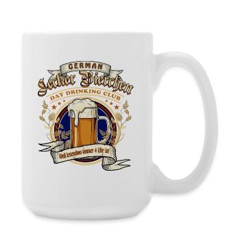 Lecker Bierchen Day Drinking Club - Große Tasse 440 ml - Weiß - Rechts