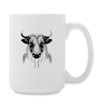 Bull Taurus - Large Mug 440 ml - white - Right