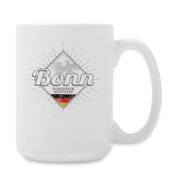 Bonn Stadt in Deutschland Nordrhein-Westfalen NRW - Große Tasse 440 ml - Weiß - Rechts