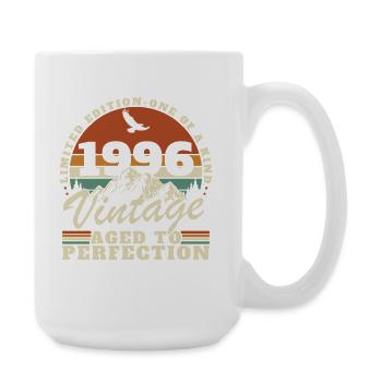1996 Vintage Rétro Cadeau D'anniversaire - Grande tasse 440 ml - blanc - Droite
