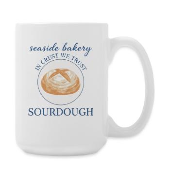 Sourdough Bread Baking Baker Local Sourdough Era - Large Mug 440 ml - white - Right
