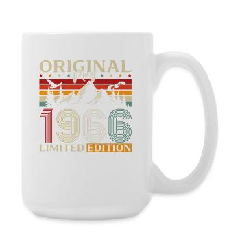 60th Birthday Gift Original May 1966 - Large Mug 440 ml - white - Right