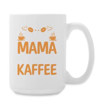 Kaffee Kaffeeliebhaber Mutter Mama - Große Tasse 440 ml - Weiß - Rechts