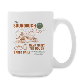 Sourdough Bread Baking Baker Sourdough Starter Era - Large Mug 440 ml - white - Right