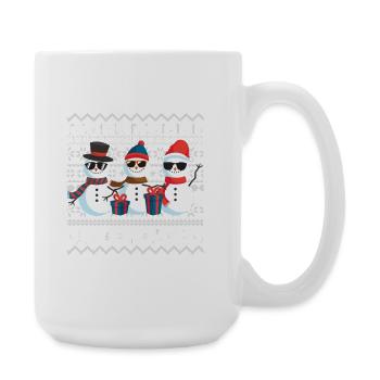 Snowmies Weihnachten Ugly Christmas Sweater - Large Mug 440 ml - white - Right