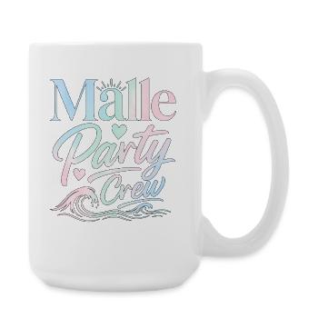 Malle Party Crew Mallorca Summer Holiday - Large Mug 440 ml - white - Right