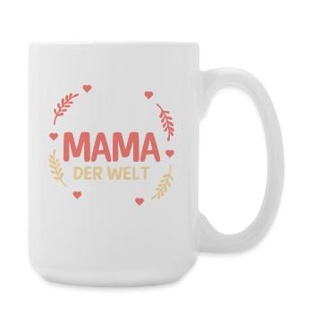 Beste Mama der Welt - Große Tasse 440 ml - Weiß - Rechts