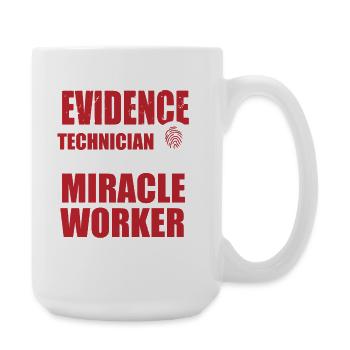 forensischer wissenschaftler kriminologie - Große Tasse 440 ml - Weiß - Rechts