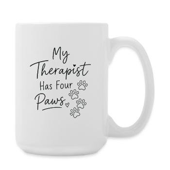 Compagnon de thérapie Four Paws - Grande tasse 440 ml - blanc - Droite
