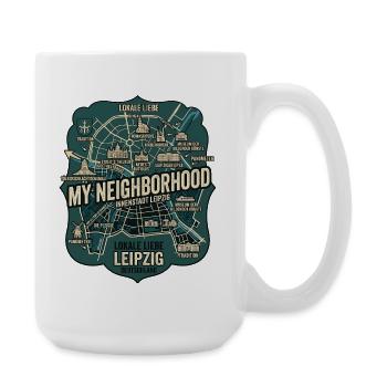 Leipzig Hood - Große Tasse 440 ml - Weiß - Rechts