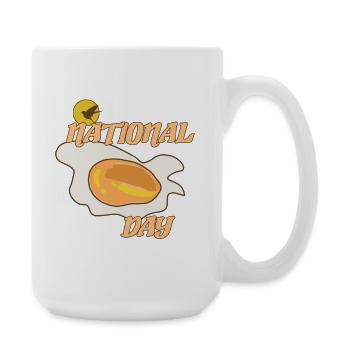 Journée des œufs - Grande tasse 440 ml - blanc - Droite