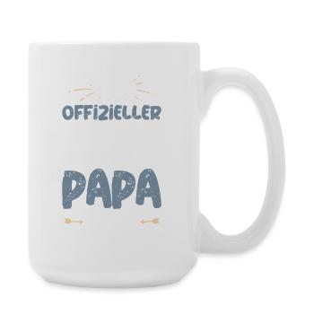 Offizieller Husky Papa - Große Tasse 440 ml - Weiß - Rechts