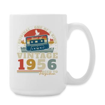 1956 Vintage Retro Birthday Gift - Large Mug 440 ml - white - Right