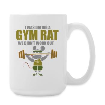 Rat, house rat, rat owner, rat lover - Large Mug 440 ml - white - Right