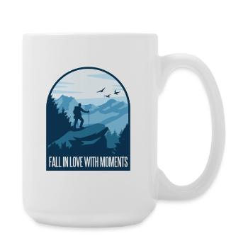 Hiking Mountaineering Hiking - Large Mug 440 ml - white - Right