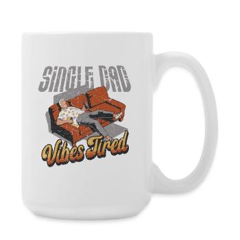 Single Dad Single Dad - Large Mug 440 ml - white - Right