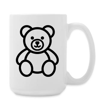 bear - Large Mug 440 ml - white - Right