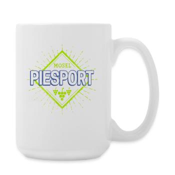 Piesport an der Mosel Weintrauben Vintage Souvenir - Große Tasse 440 ml - Weiß - Rechts