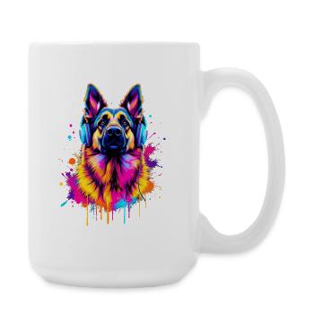 German Shepherd - Large Mug 440 ml - white - Right