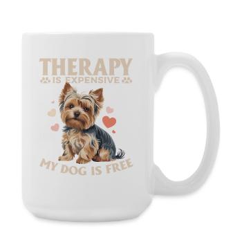 Yorkshire Terrier Yorkie Dog Breed - Large Mug 440 ml - white - Right