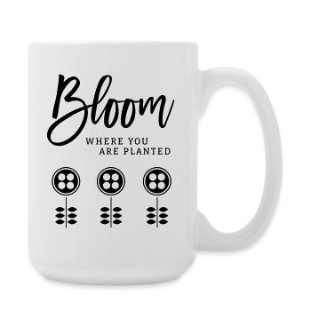 Bloom - Large Mug 440 ml - white - Right
