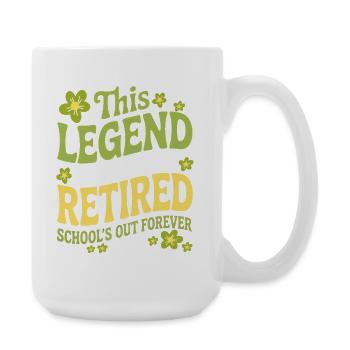 teacher Retirement Gifts for Teachers Retirement - Grande tasse 440 ml - blanc - Droite