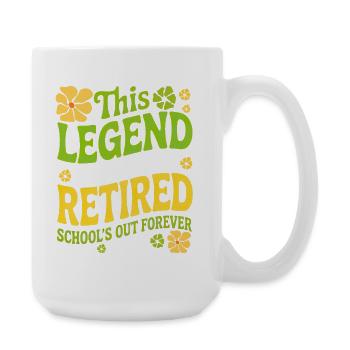 teacher Retirement Gifts for Teachers Retirement - Large Mug 440 ml - white - Right