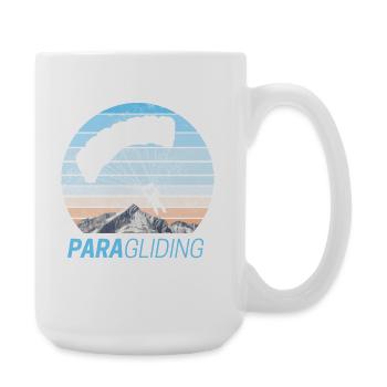 Parapente Vintage Gleitschirmfliegen Design - Grande tasse 440 ml - blanc - Droite