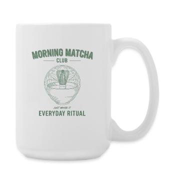 Morning Matcha Club Everyday Ritual Just Whisk It - Large Mug 440 ml - white - Right