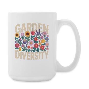 Garden Diversity Flowers Garden - Large Mug 440 ml - white - Right