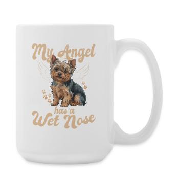 Yorkshire Terrier Yorkie Dog Breed - Large Mug 440 ml - white - Right