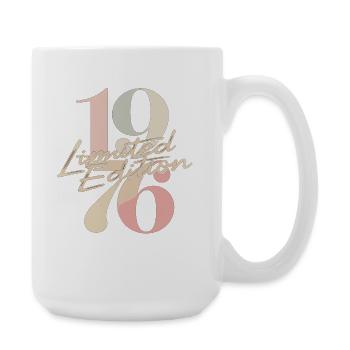 Édition limitée 1976 anniversaire vintage - Grande tasse 440 ml - blanc - Droite