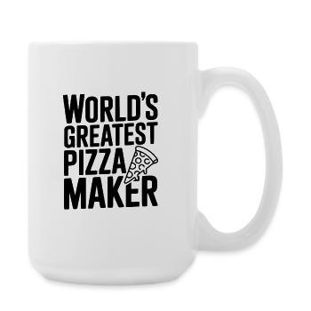 Le plus grand pizzariophile du monde - Grande tasse 440 ml - blanc - Droite