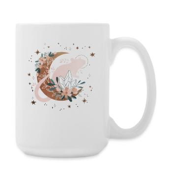 Celestial Moon Rat - Large Mug 440 ml - white - Right