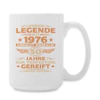 Absolut Einmalig 1976 – 50. Geburtstag Retro - Große Tasse 440 ml - Weiß - Rechts