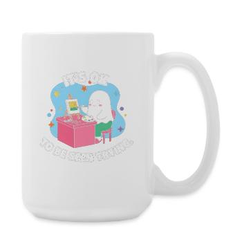 Its OK to Be Seen Trying - Large Mug 440 ml - white - Right