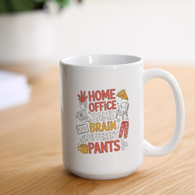 Remote Developer Home Office Same Web Developer Large Mug 440 ml