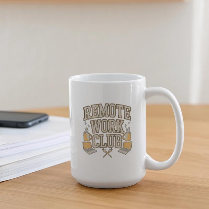 Remote Work Club Web Developer Remote Developer Große Tasse 440 ml
