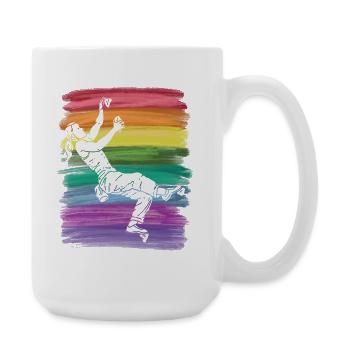 Boulderer Boulder Bouldering - Large Mug 440 ml - white - Right