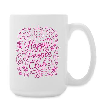 Club des Gens Heureux - Grande tasse 440 ml - blanc - Droite