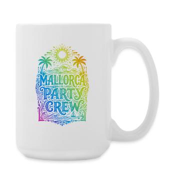 Mallorca Party Crew Colorful - Large Mug 440 ml - white - Right