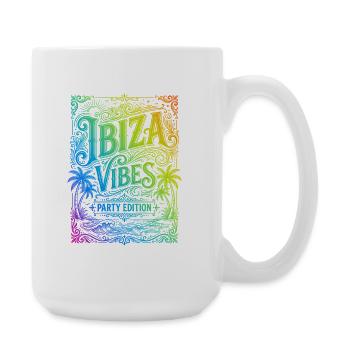 Ibiza Vibes Colorful - Large Mug 440 ml - white - Right