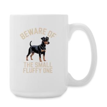 Manchester Terrier Dog Gifts - Large Mug 440 ml - white - Right