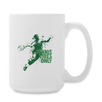 Tennis Vibes Only Splash - Large Mug 440 ml - white - Right
